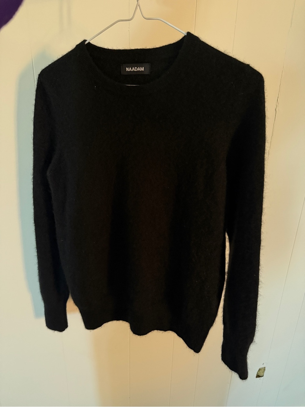 NAADAM 100% Cashmere Crewneck Sweater - Black